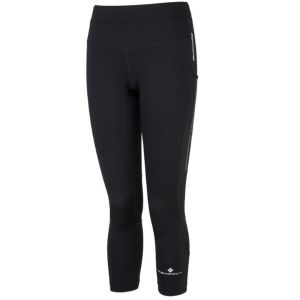 RonHill Ladies Tech Revive Stretch Crop Tight All Black